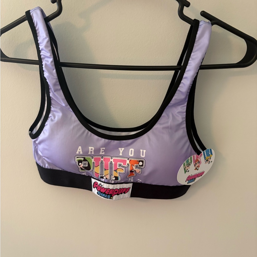 Powerpuff Gurls Lavender Sports Bra